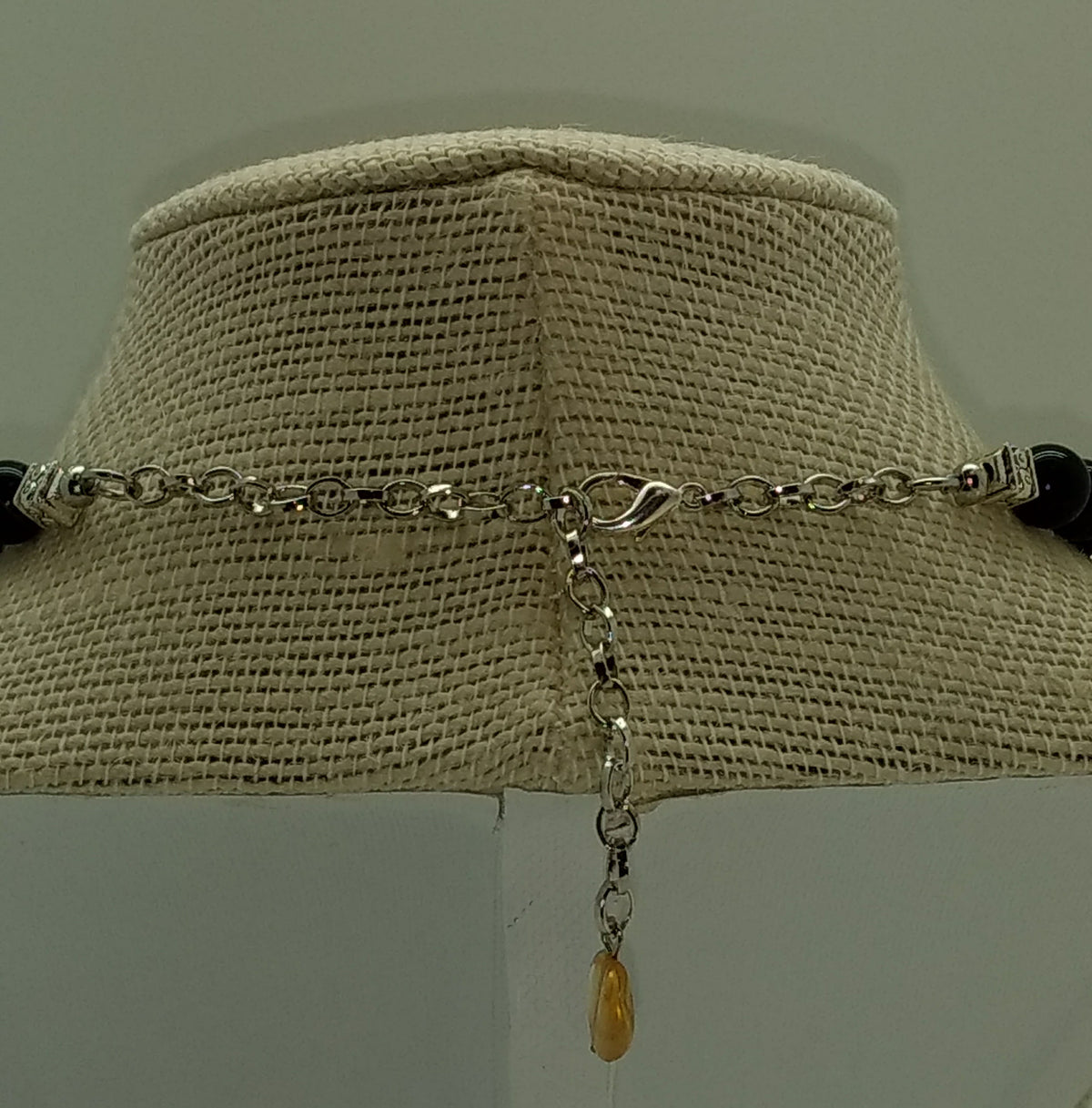 Onyx and Citrine Necklace