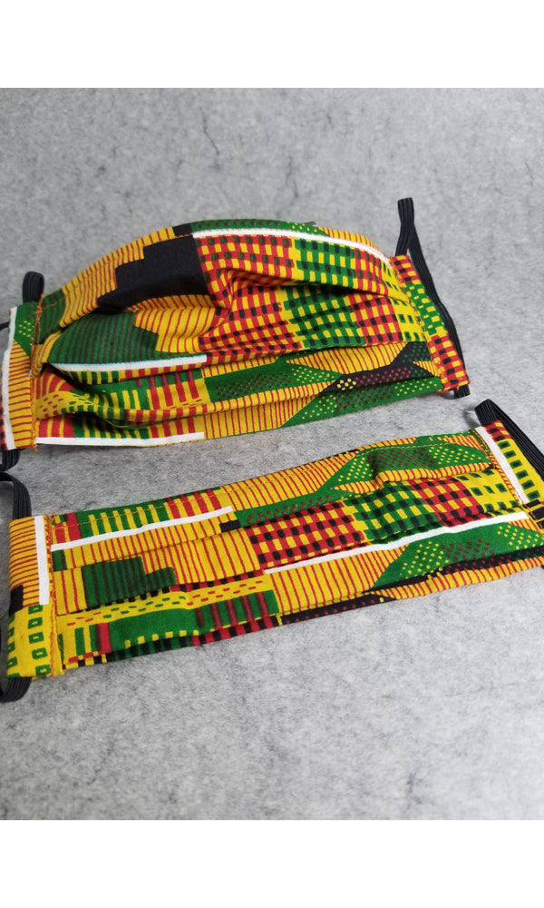 Kente Pattern Mask