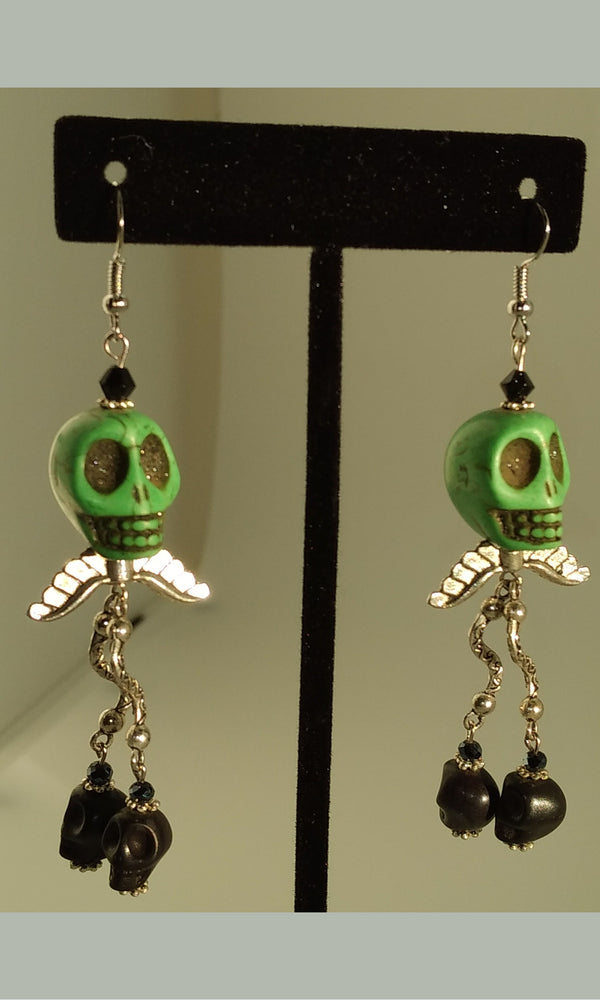 Pedro Earrings - Green